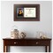 ArtToFrames 8x10 inch Diploma Frame with 6" x 8" Inch Image Opening - Framed with Black and Gold Mats, Comes with Regular Acrylic and Sawtooth Hanger for Wall Hanging (DT-8x10)